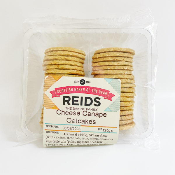 Deli Pack Cheese Canape Oatcakes 125g